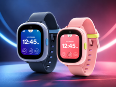 O Gizmo Watch 4 está disponível nas cores rosa pistache e azul crepúsculo