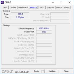 CPU-Z: Memória