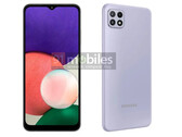 O Galaxy A22 5G pode ser parecido com este. (Fonte: 91Mobiles)