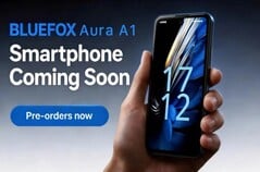 O Bluefox Aura A1 é um smartphone Android compacto com tela de 4,7 polegadas.