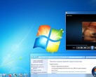 Área de trabalho do Windows 7 Home Premium. Uma captura de tela tirada em junho de 2025. (Fonte da imagem: Sergey Tarasov / Notebookcheck)