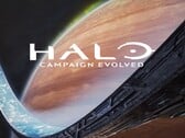 É exibido o banner de Halo: Campaign Evolved