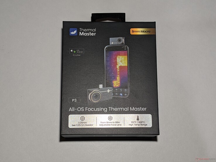 Embalagem do Thermal Master P3