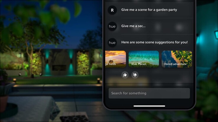 O assistente de IA Philips Hue. (Fonte da imagem: Signify)