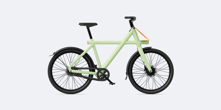 O VanMoof X4 em Foam Green. (Fonte da imagem: VanMoof)