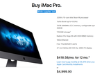 L'iMac Pro est maintenant en quantité limitée. (Source : Apple)