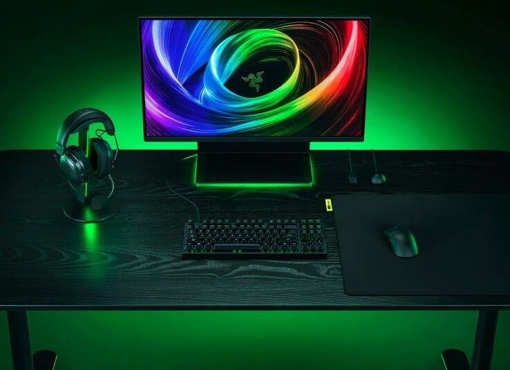 O headset Razer Base Station V3 pode se comunicar com o software Razer Synapse para alternar entre perfis RGB.