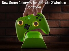 O controlador sem fio 8BitDo Ultimate 2 agora está disponível em uma nova cor verde. (Fonte da imagem: 8BitDo)