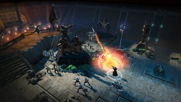 Uma imagem mostrando criaturas em Age of Wonders: Planetfall.
