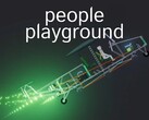 O banner do People Playground é exibido