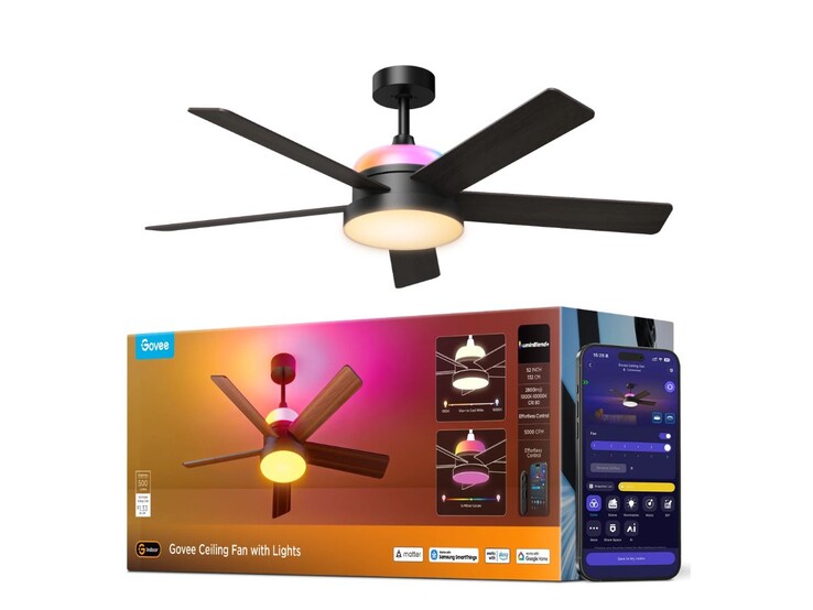 Ventilador de teto Govee com luzes