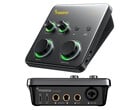 A interface de áudio Maono P1 vem equipada com uma entrada XLR/microfone e uma entrada de instrumento de 1/4 de polegada.