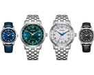 Da esquerda para a direita: Citizen NJ0210-13L, NJ0210-56M, NJ0210-56A e NJ0210-05E. (Fonte da imagem: Citizen)