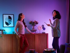 Uma nova ferramenta de IA está chegando ao aplicativo de iluminação inteligente Philips Hue. (Fonte da imagem: Philips Hue) 