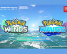 Uma captura de tela do trailer de anúncio de Pokémon Winds e Pokémon Waves