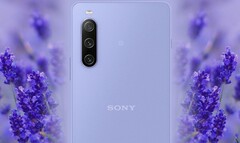 O Sony Xperia 10 IV foi lançado em uma gama de cores que incluía preto, branco, menta e lavanda. (Fonte da imagem: Sony - editado)