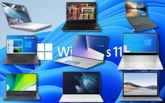 Muitos dos computadores portáteis mais populares atualmente disponíveis serão compatíveis com o Windows 11. (Fonte da imagem: Microsoft - editado)