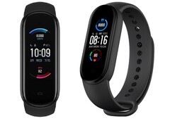 A Amazfit Band 5 e a Xiaomi Mi Band 5 poderão em breve ostentar uma nova funcionalidade útil. (Fonte da imagem: Amazfit/Xiaomi)