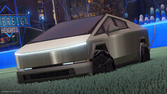 O Cybertruck está chegando ao Rocket League e ao Fortnite (Fonte da imagem: Rocket League/X)