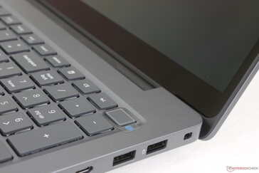 Botão liga/desliga habilitado para impressão digital