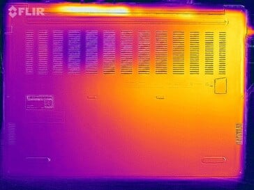 Teste de estresse de temperatura superficial (parte inferior)