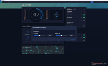 Configurações padrão de overclock da GPU