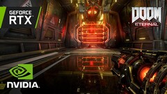 Doom Eternal no PC receberá uma remodelação visual com reflexos de raios e redimensionamento de DLSS (Fonte de imagem: NVIDIA)