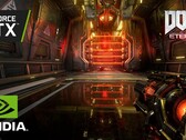 Doom Eternal no PC receberá uma remodelação visual com reflexos de raios e redimensionamento de DLSS (Fonte de imagem: NVIDIA)