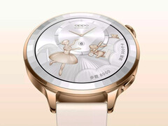 O Oppo Watch X3 Mini em uma de suas três cores de lançamento.