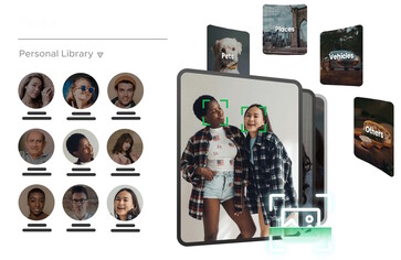 Os rostos podem ser identificados localmente