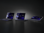 Vaio T Kachi-iro Special Edition exibido em três posições com seu design multi-flip