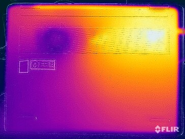 Teste de estresse de temperatura da superfície (parte inferior)