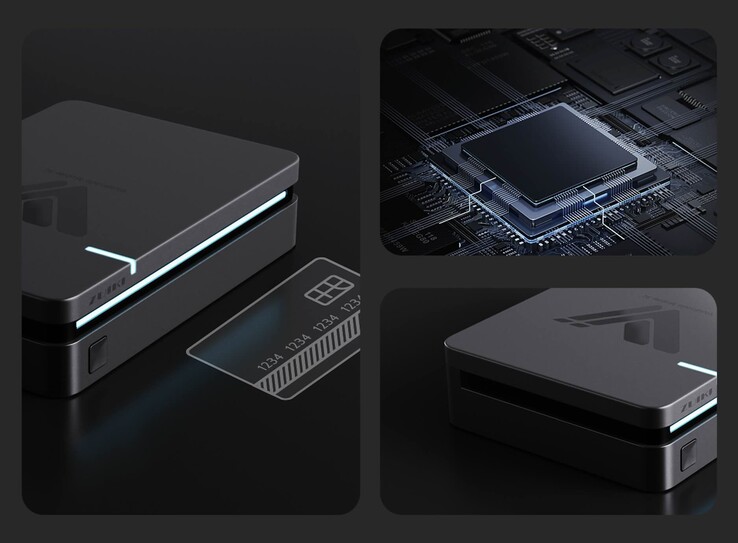 O mini PC Vividnode tem um tamanho compacto impressionante.