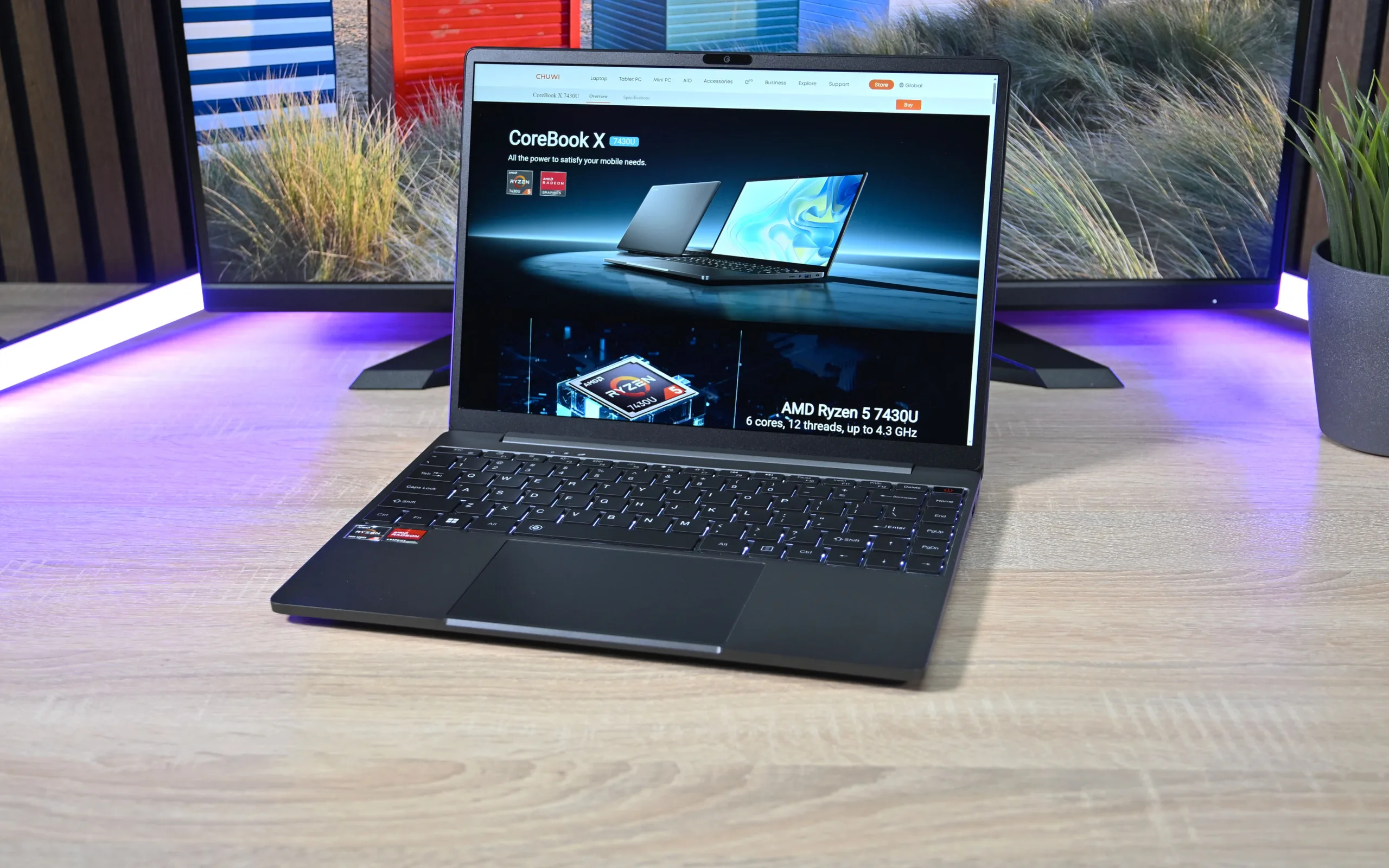 CHUWI Corebook X Ryzen5 16GB Office2024付 A melhor oferta de laptop: Chuwi CoreBook X com AMD Ryzen 5 e tela