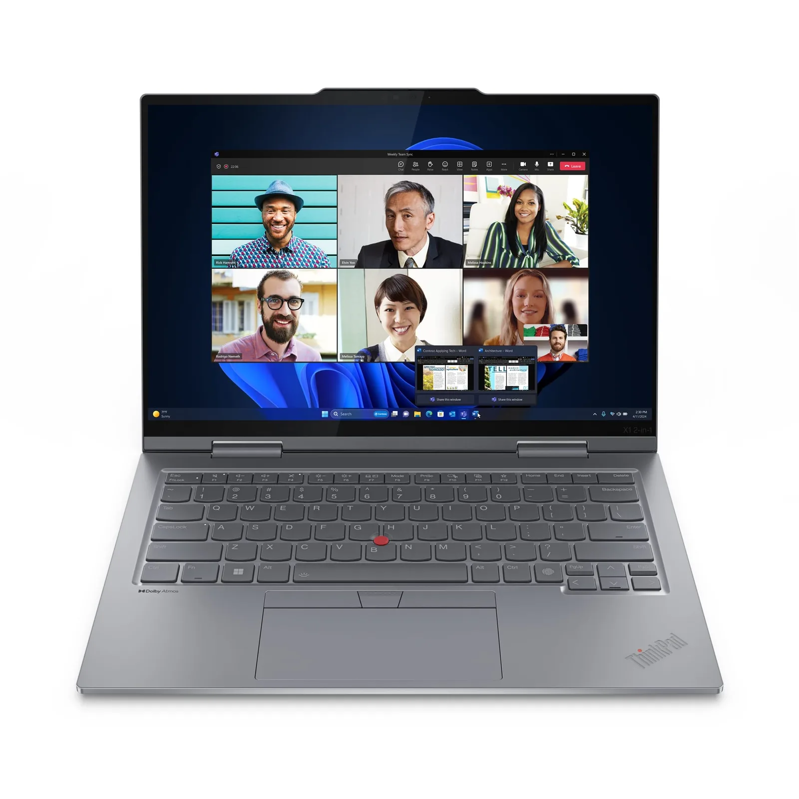 レノボThinkpad X1 Yoga i5-10210U 8GB SSD256 Lenovo ThinkPad X1 Yoga 4ª geração 14