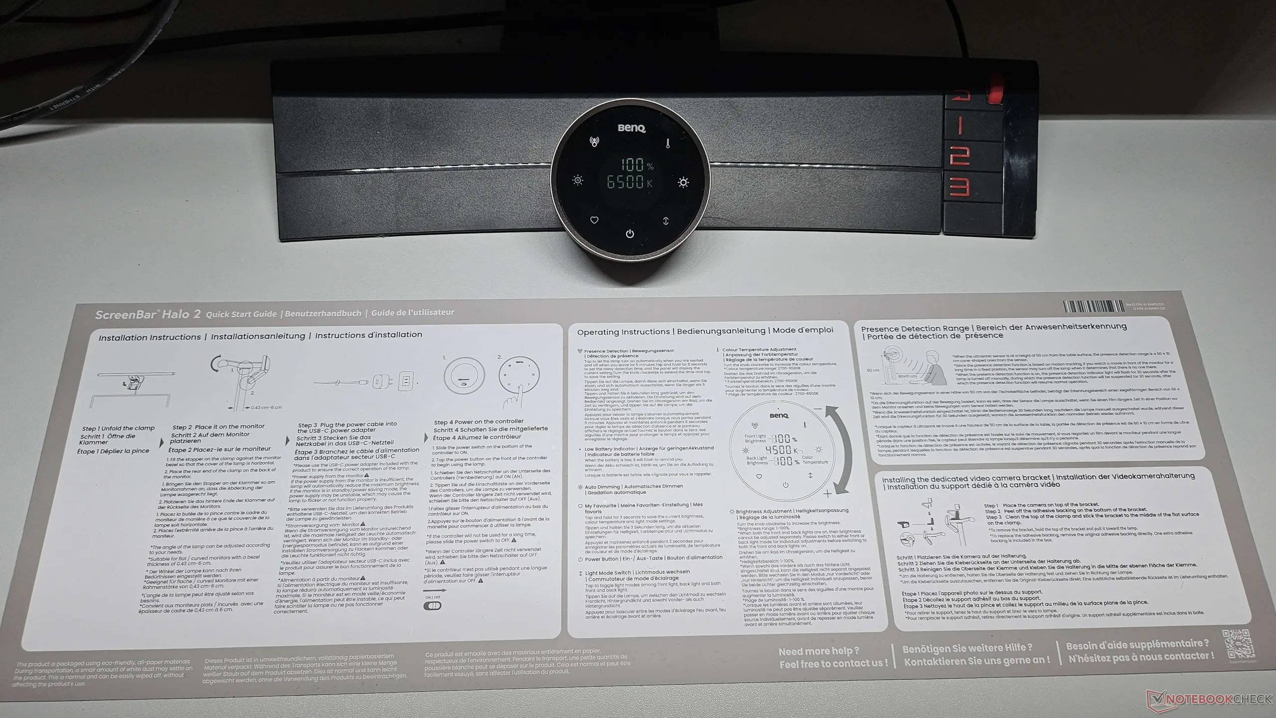 BenQ ScreenBar Halo 2: Análise da “lâmpada de mesa para notívagos