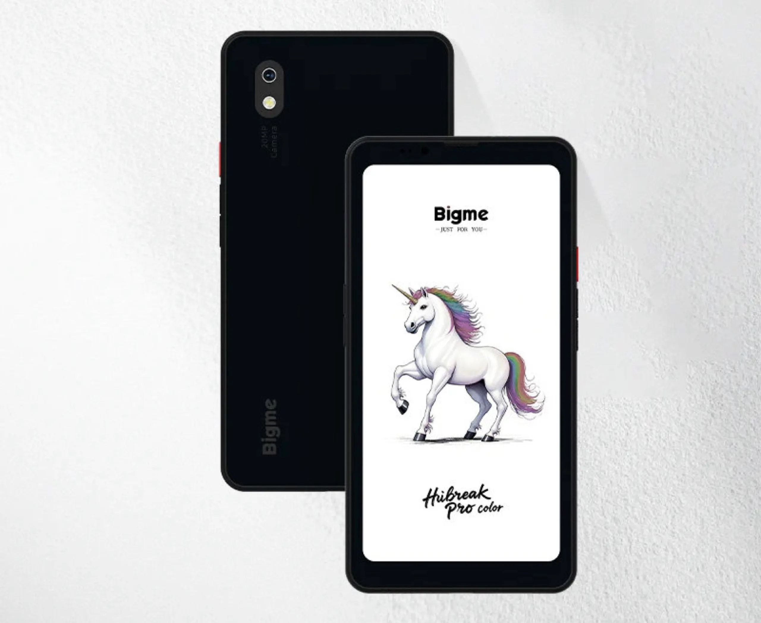 Smartphone E-Ink compacto com tela colorida, NFC e 5G: Bigme