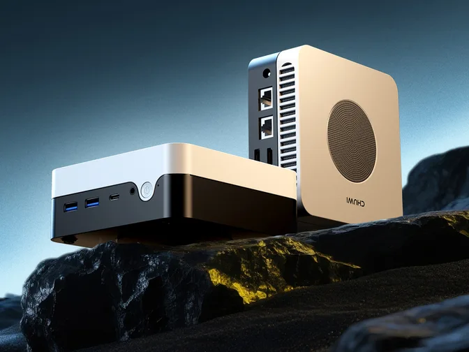 CHUWI ミニPC ホワイト 本体 Mini PC Chuwi a preço acessível é lançado com processador Intel de