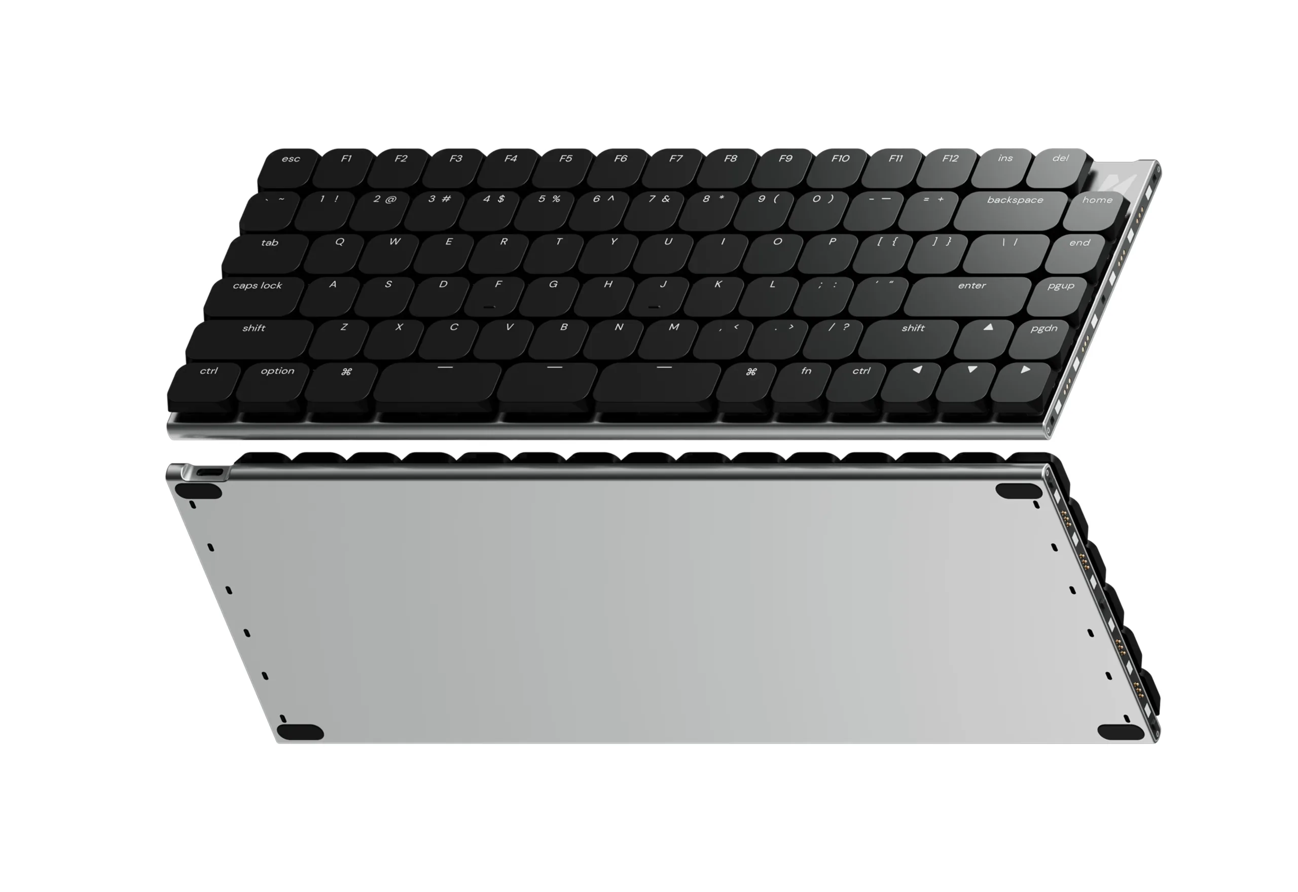 O novo teclado mecânico modular de baixo perfil inclui teclado